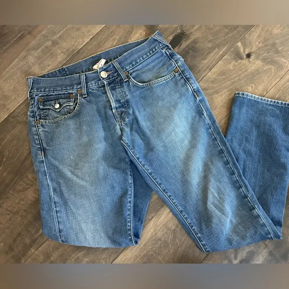 True Religion slim fit straight legged Men’s Jeans sz 30 - Picture 9 of 9